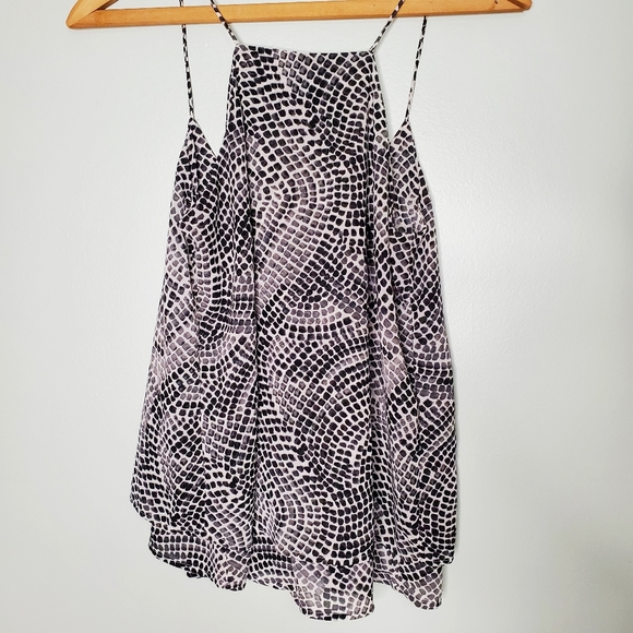 H&M Conscious Collection Layered Tiered Sphaghetti Strap Black & White Top 4 - Picture 2 of 6